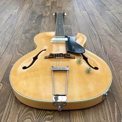 Guild T-100 Slim Jim with P90 Blonde 1960 (Serial 12433) image 9
