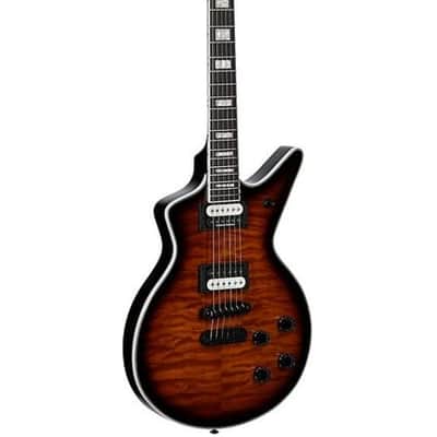 Dean Cadillac Select Quilt Top Electric Guitar, Trans Brazilia Finish, Mahogany Body & Set Neck, Seymour Duncan Pickups image 9