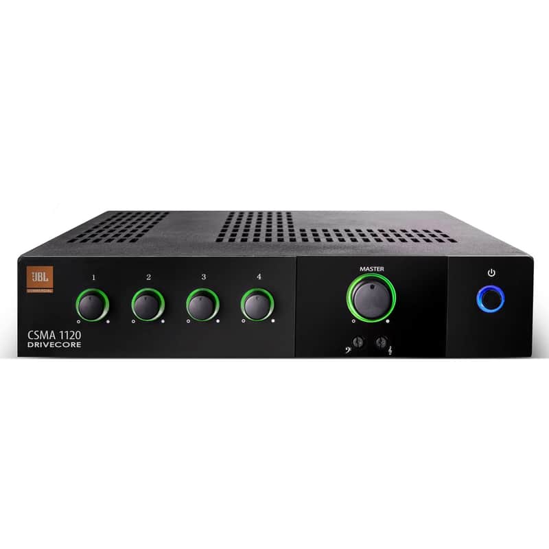JBL CSMA1120 120 Watt 4 Channel Fanless Commercial Mixer Amplifier image 1