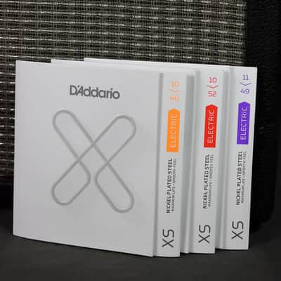 D'Addario XS Electric Coated Nickel Plated Steel Strings - Medium (11-49) image 3