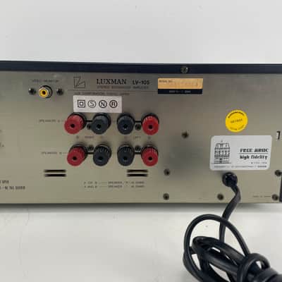 Luxman - LV-105 - Stereo Integrated Amplifier - Inc. Original Box/Manual - Mint - Serviced (Repaired) image 11