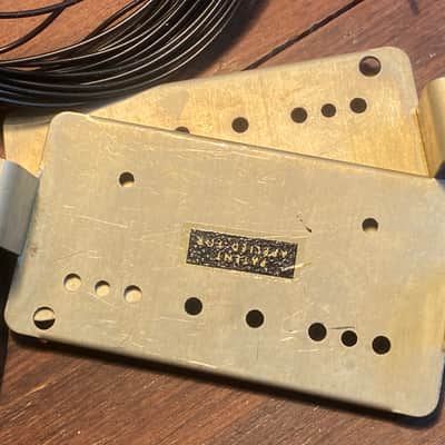 General Vintage Tone  1958 - 1959 PAF Humbucker set for Les Paul holy grail NOS Old greens  Zebra image 10
