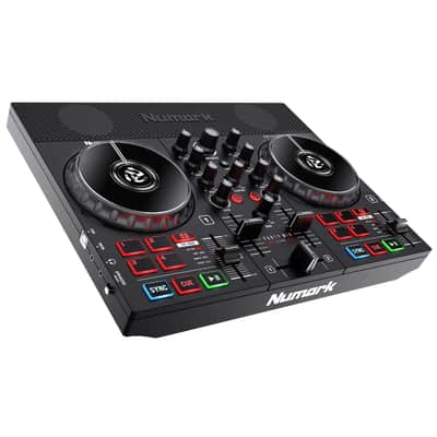 Numark Party Mix Live Built In Light Show & Speakers DJ Controller w Case image 3
