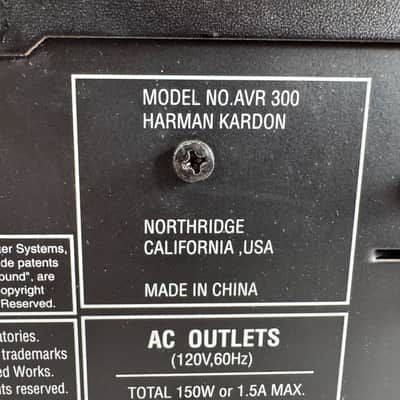 Harman Kardon AVR300 6.1 Channel Audiophile HiFi Stereo Home Theater Receiver image 6