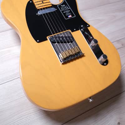 Fender American Ultra Luxe Vintage '50s Telecaster Electric Guitar, Butterscotch Blonde #8788 image 7