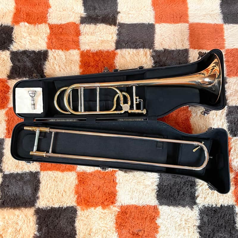 Accent TB783 Intermediate F-Attachment Trombone Large Bore W/ Case Ready To Play image 1