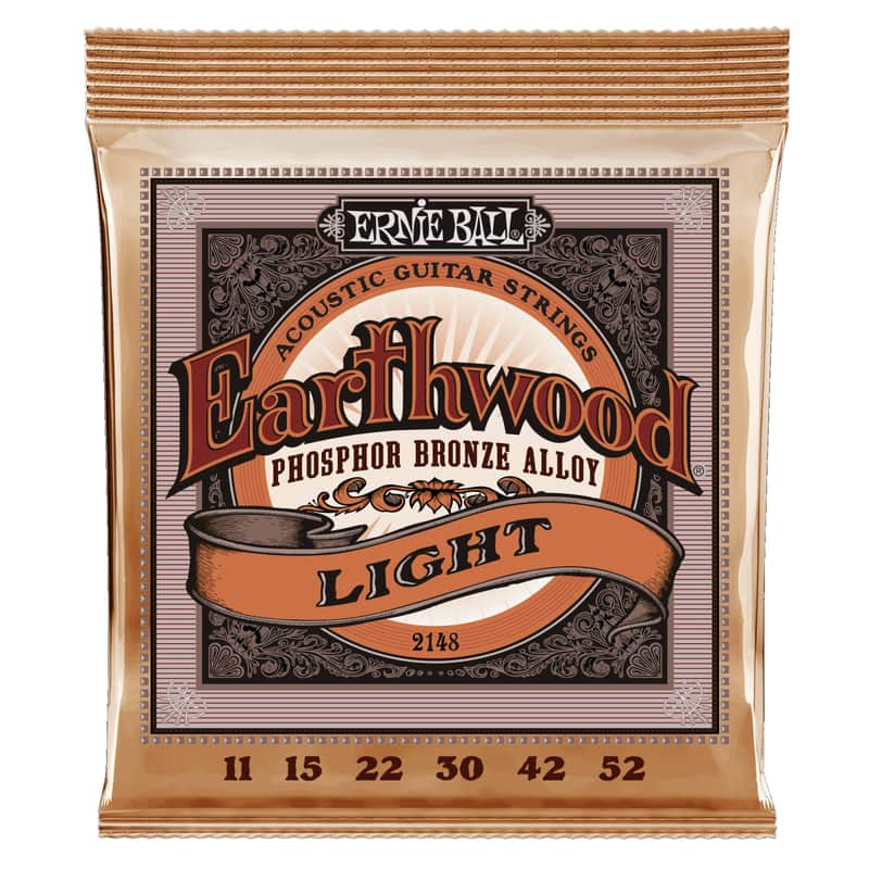 Ernie Ball Earthwood Acoustic Strings Light Phosphor Bronze 11-52 P02148 image 1