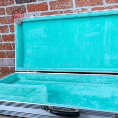 Fender Hendrix Monterey Flight Case 1997 - Black & Chrome With Blue Interior image 3