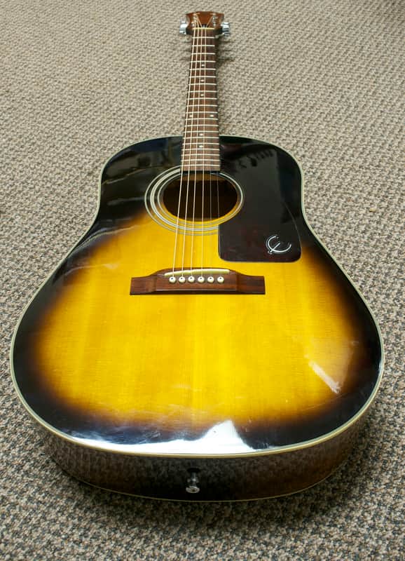 Epiphone AJ 15 VS Acoustic Guitar Vintage Sunburst | Reverb