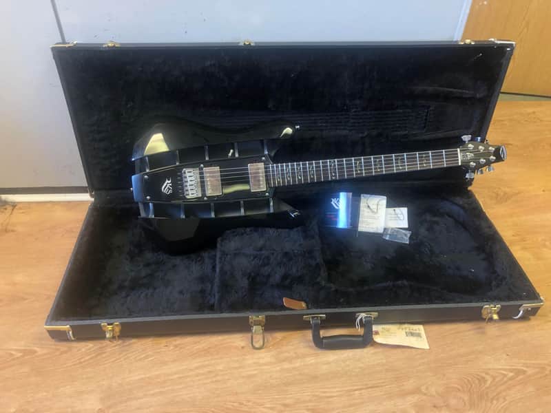 RKS Dark Star II Black Open-Hollow Body Electric Guitar | Reverb