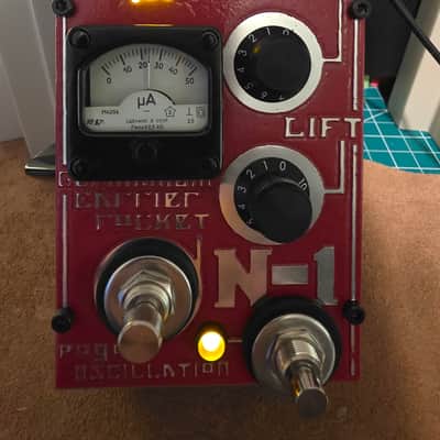 Wrought Iron Leather & Effects N-1 Germanium Carrier Rocket 2022 - Custom Red & Raw Metal Reveal image 1
