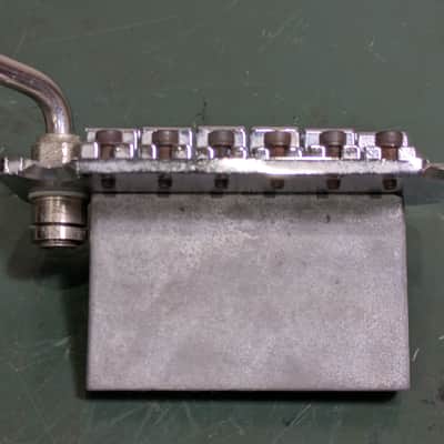 Vintage Floyd Rose FRT-2 Fernandes Headbanker 80's Chrome image 6