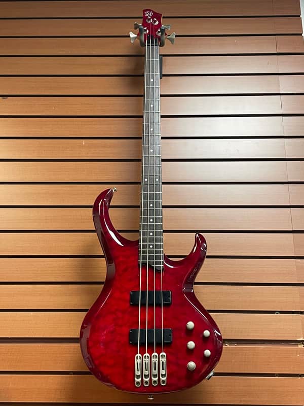 Ibanez BTB400QM-TR Standard - Transparent Red image 1