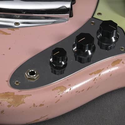 Fender Custom Shop Jazz Bass 1962 Heavy Relic Shell Pink image 8