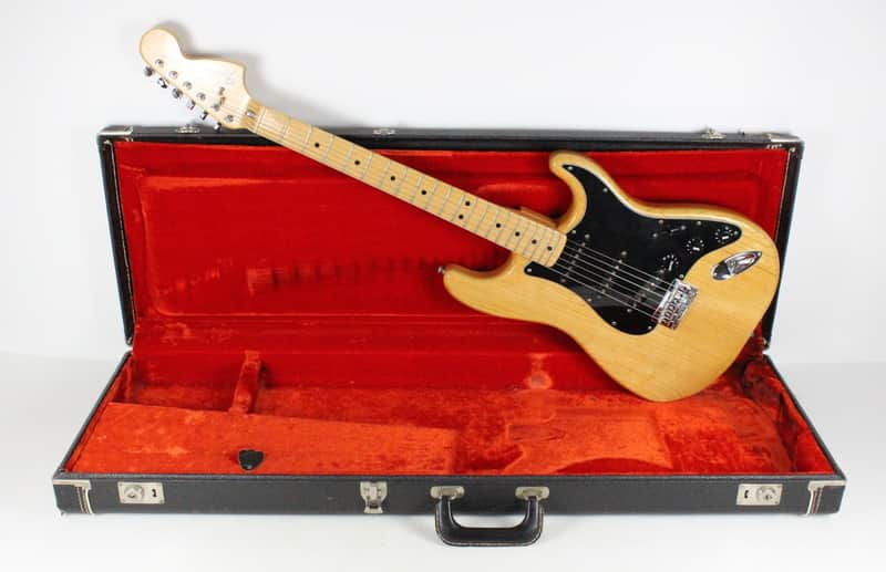 1976 Vintage Fender Stratocaster Hardtail ~CLEAN~ All Original Maple Fretboard USA Strat 1970s image 1