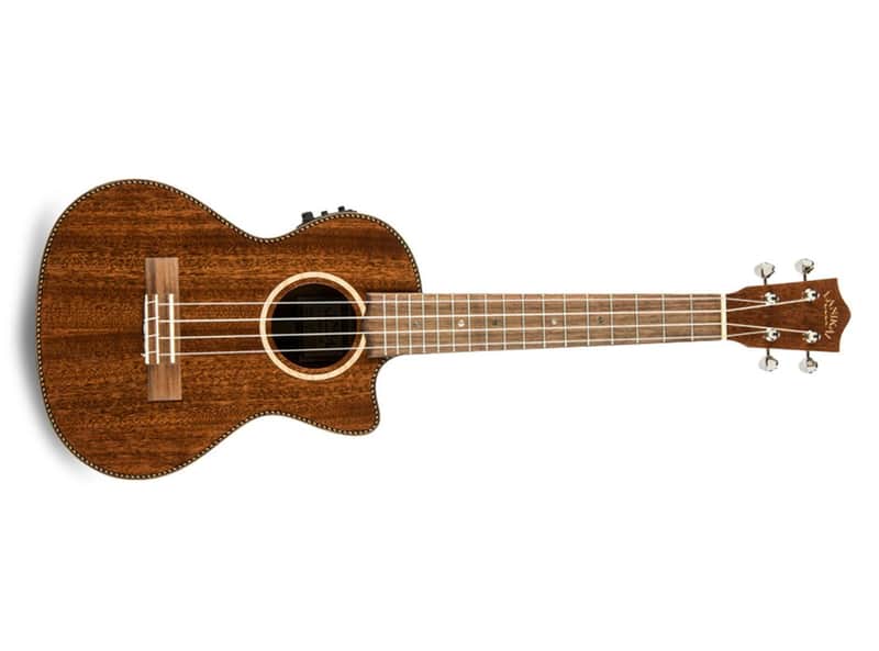 Lanikai MAS-CET All Solid Mahogany Tenor Acoustic-Electric Ukulele image 1
