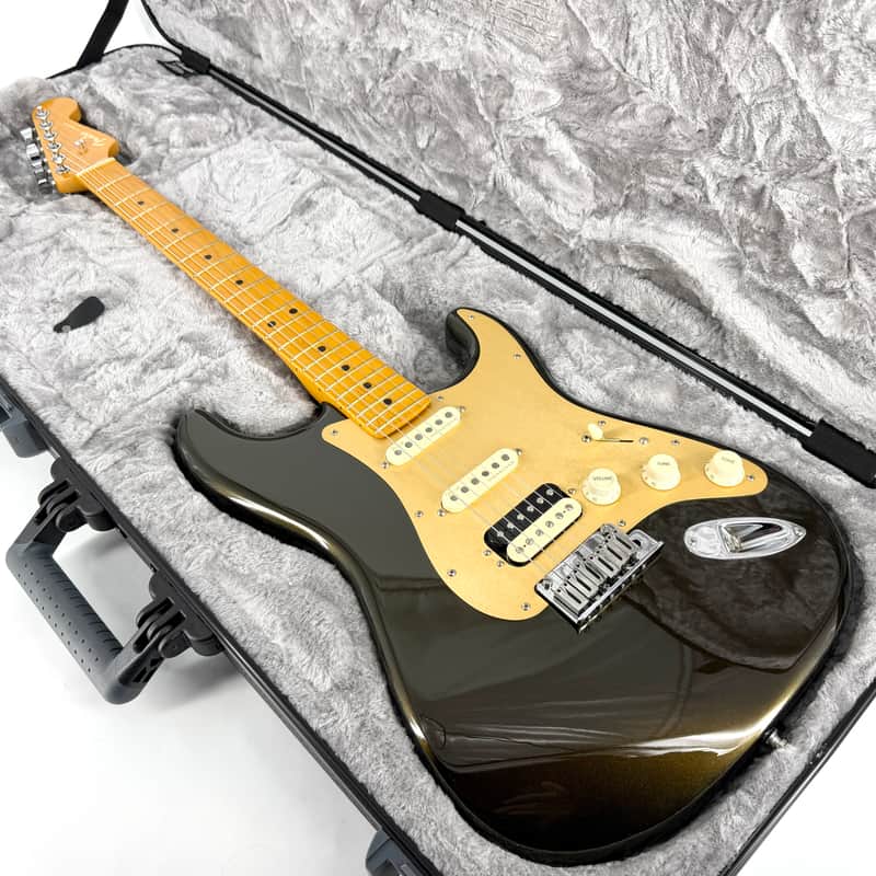 2020 Fender American Ultra Stratocaster HSS – Texas Tea image 1