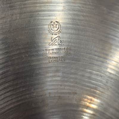 Zildjian A Zildjian & Cie Constantinople 14" Hi Hat Cymbal Pair 755g/1158g 1973-1987 image 7
