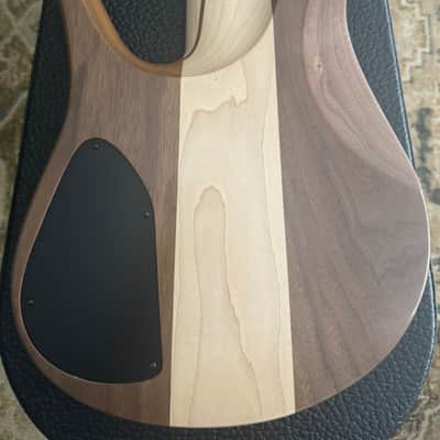 Fodera Imperial Elite 5 – Redwood Burl Top / Walnut Body – Excellent Condition (Home Studio Only) image 4