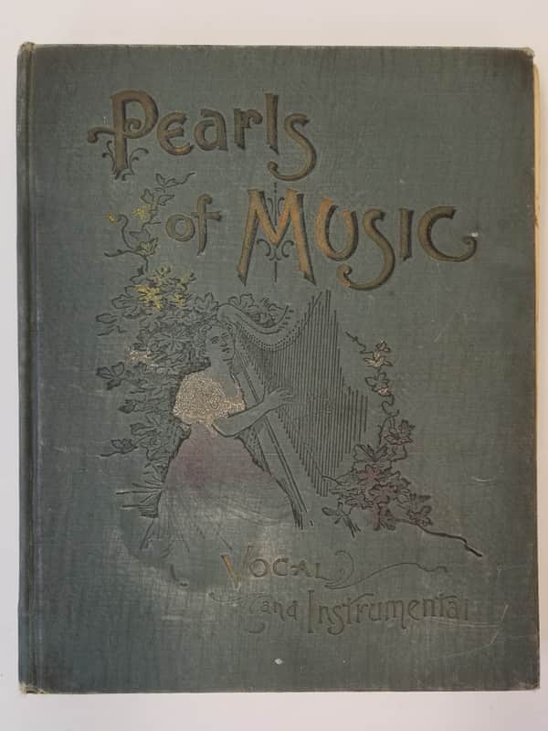 Unknown Antique Music Book, "Pearls Of Music", 1895, Vocal And Instrumental image 1