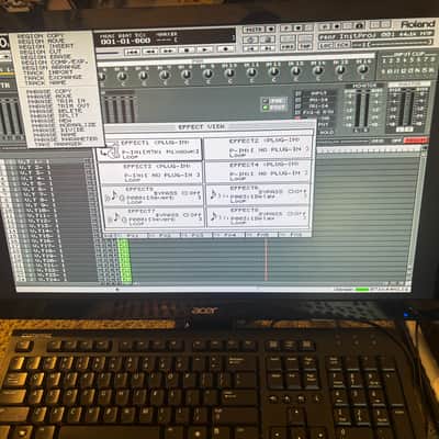Roland VS-2480DVD Package LOADED 2x VS8F-3 cards & Plugins, 2x VS8F-2 FX + 120GB SSD, monitor, kybd, mouse image 5