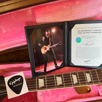 Epiphone Joe Bonamassa Signature "Lazarus" '59 Les Paul Standard 2021 - 2025 - Aged Gloss image 8
