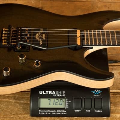 Schecter C-1 FR S 50th Anniversary - Ebony - Gold Burst image 8