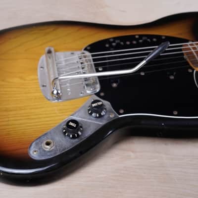 Fender Mustang 1978 Sunburst Vintage USA w/ OHSC image 3