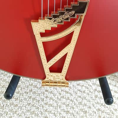 D'Angelico Deluxe EXL-1 Hollow Body Archtop 2010s - Matte Cherry image 4