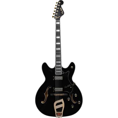Hagstrom '67 Viking II Hollowbody Electric Guitar Regular Standard Black Gloss image 3