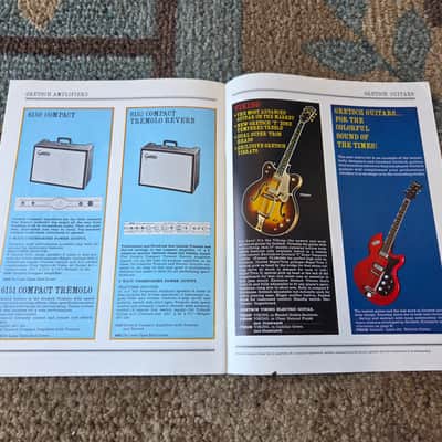 Vintage 1965 Gretsch Guitars & Amplifiers Catalog #32! Chet Atkins, White Falcon! Rare, Original Case Candy! image 12