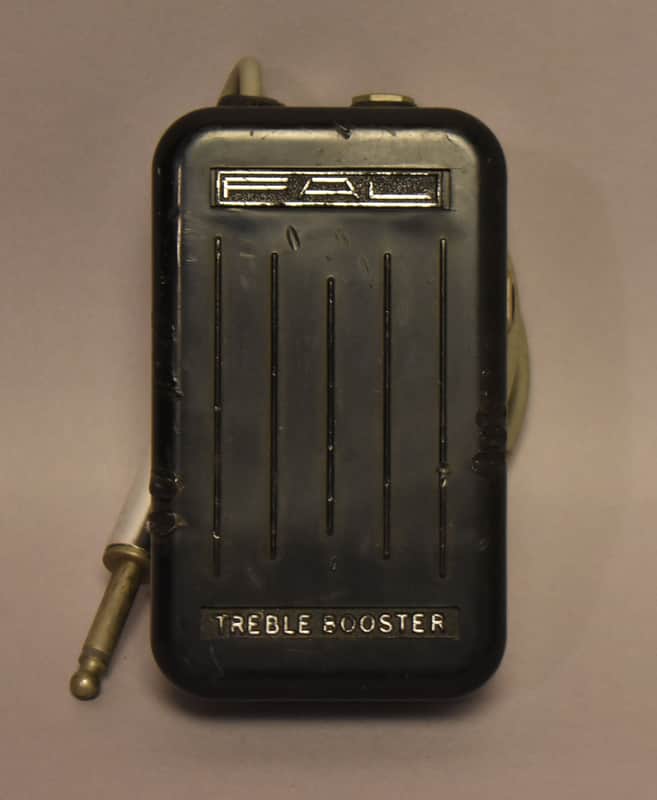 1960s Futuristic Aids Limited FAL Treble Booster England NKT 216 Red Dot image 1