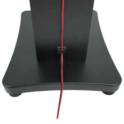 2) Rockville SS28B Black Wood Grain 28" Speaker Stands Fits Insignia NS-HBTSS116 image 4