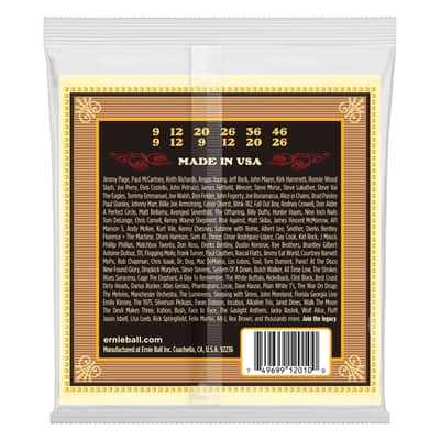 Ernie Ball 2010 Earthwood 80/20 Bronze Light 9-46 image 2