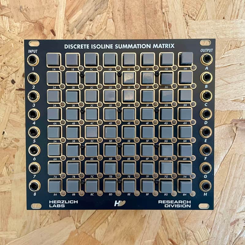 Herzlich Labs Discrete Isoline Summation 8x8 Matrix Switch Mixer (Eurorack) image 1