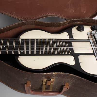 Rickenbacker Model B-6 Lap Steel Electric Guitar, c. 1948, period chipboard case. image 13