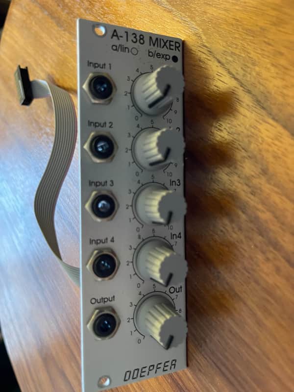 Doepfer A-138b "EXP" Mixer with Logarithmic Pots 2010s - Silver image 1
