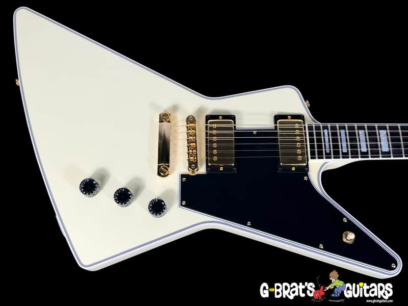 2025 Gibson Explorer Custom Dealer Select Custom Shop VOS ~ Antique Alpine White