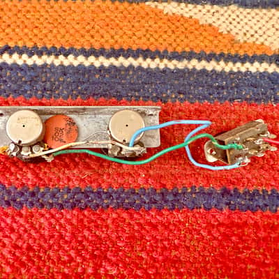 1963 Fender Jazzmaster Rhythm Circuit Harness  w/Pots, Wheels & Switch Pre CBS Vintage 1960's image 3