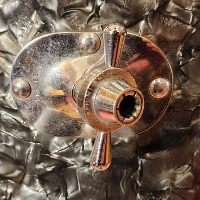 Vintage 1960s Rogers Spotlight 20x14" Kick Drum Black Pearl Wrap image 5