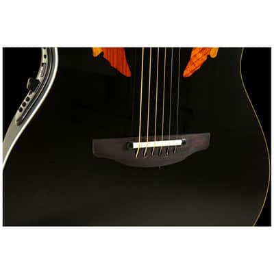 Ovation Timeless Elite Acoustic Electric Guitar, Black image 5