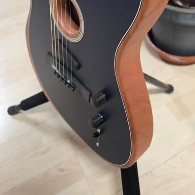 Fender American Acoustasonic Telecaster BRAND NEW Steel Blue Mahogany Body Spruce Top Semi-Hollow Body USA Fishman Piezo Noiseless Pickup Acoustic-Electric Guitar image 7