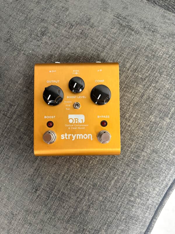 Strymon Ob.1 optical compressor & clean boost - Orange image 1