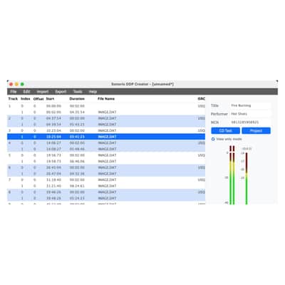 Sonoris DDP Creator Standard CD Mastering and DDP Authoring (Card) image 2