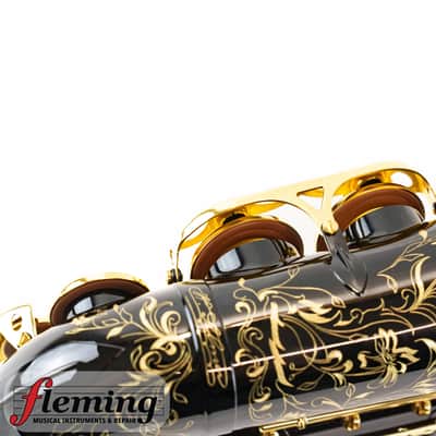 Henri Selmer Paris Super Action 80 Series II Alto Saxophone - Black Lacquer (Competition Demo / Open Box Model) image 19