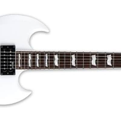 ESP LTD VIPER-256 Electric Guitar, Olympic White Brand: ESP Model: LVIPER256OW image 1