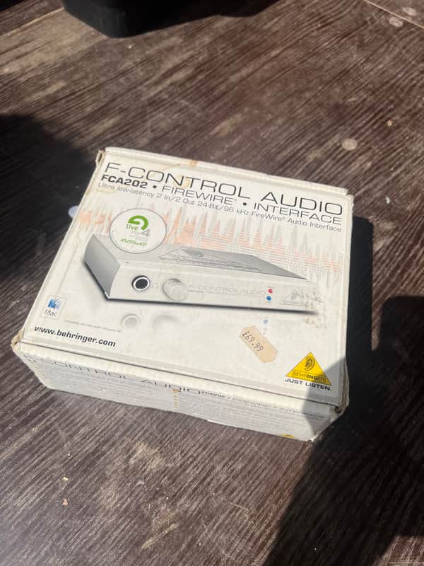Behringer F-Control FCA202 Firewire Audio Interface 2010s - Silver image 1