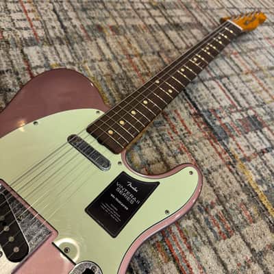 Fender Vintera II Road Worn '60s Telecaster 2024 - Present - Burgundy Mist Metallic image 6