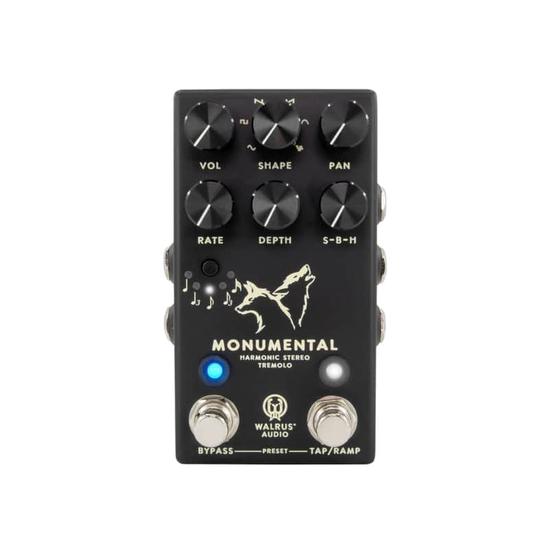 Walrus Audio Monumental Harmonic Stereo Tremolo-Black image 1