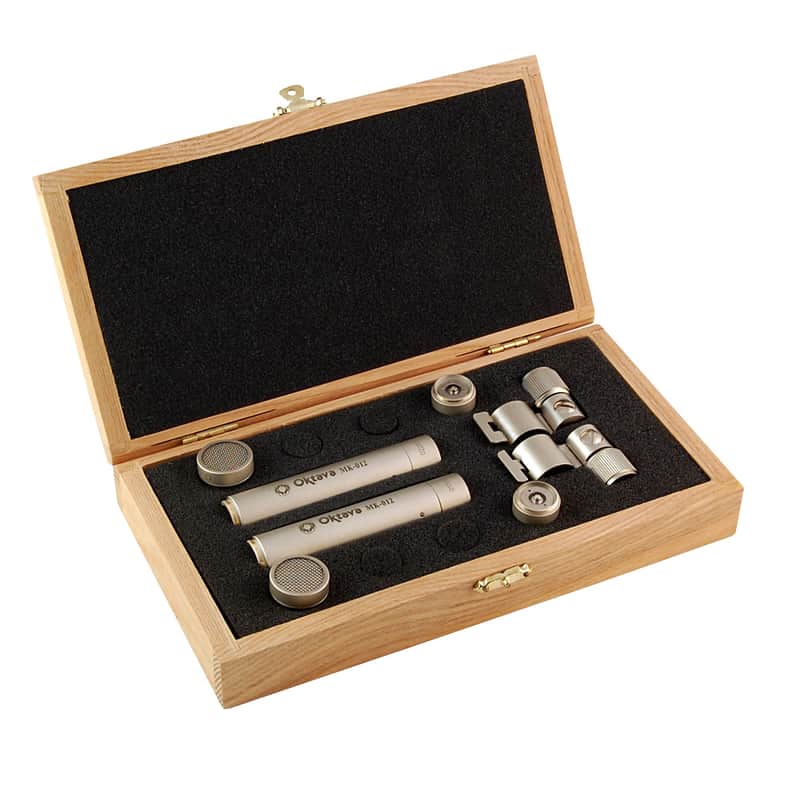 Oktava MK-012-01 MSP2 factory matched Stereo Pair with cardioid capsules (silver) image 1